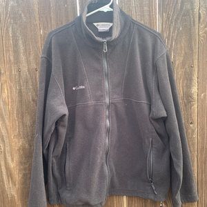 Columbia fleece black size Large
